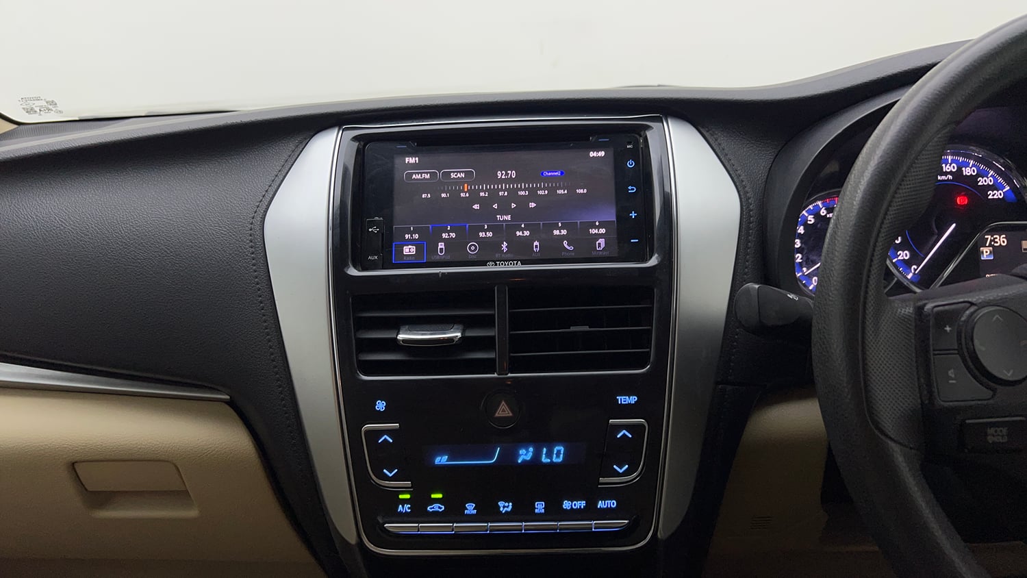 Used 2019 Toyota Yaris G CVT Petrol Automatic top_features Integrated (in-dash) music system