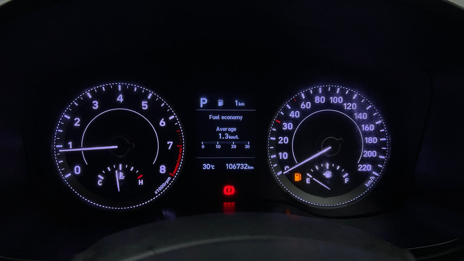 Used 2019 Hyundai Venue SX Plus 1.0 Turbo DCT Petrol Automatic interior CLUSTERMETER VIEW