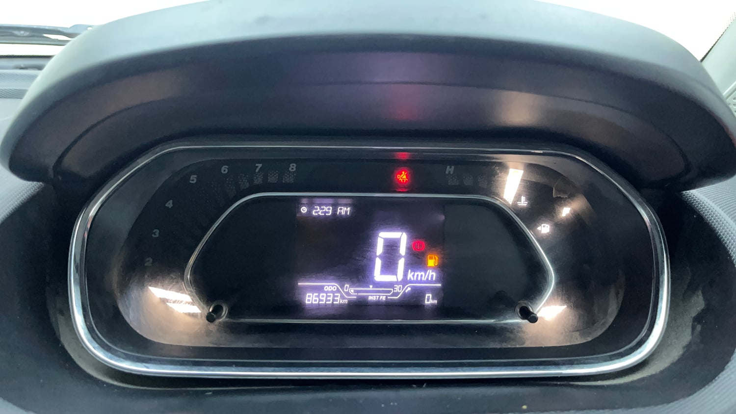 Used 2020 Tata Tiago XZ Plus Dual Tone Petrol Manual interior CLUSTERMETER VIEW