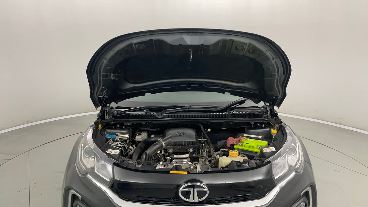 Used 2023 Tata Nexon XZ Plus Petrol Manual engine ENGINE & BONNET OPEN FRONT VIEW