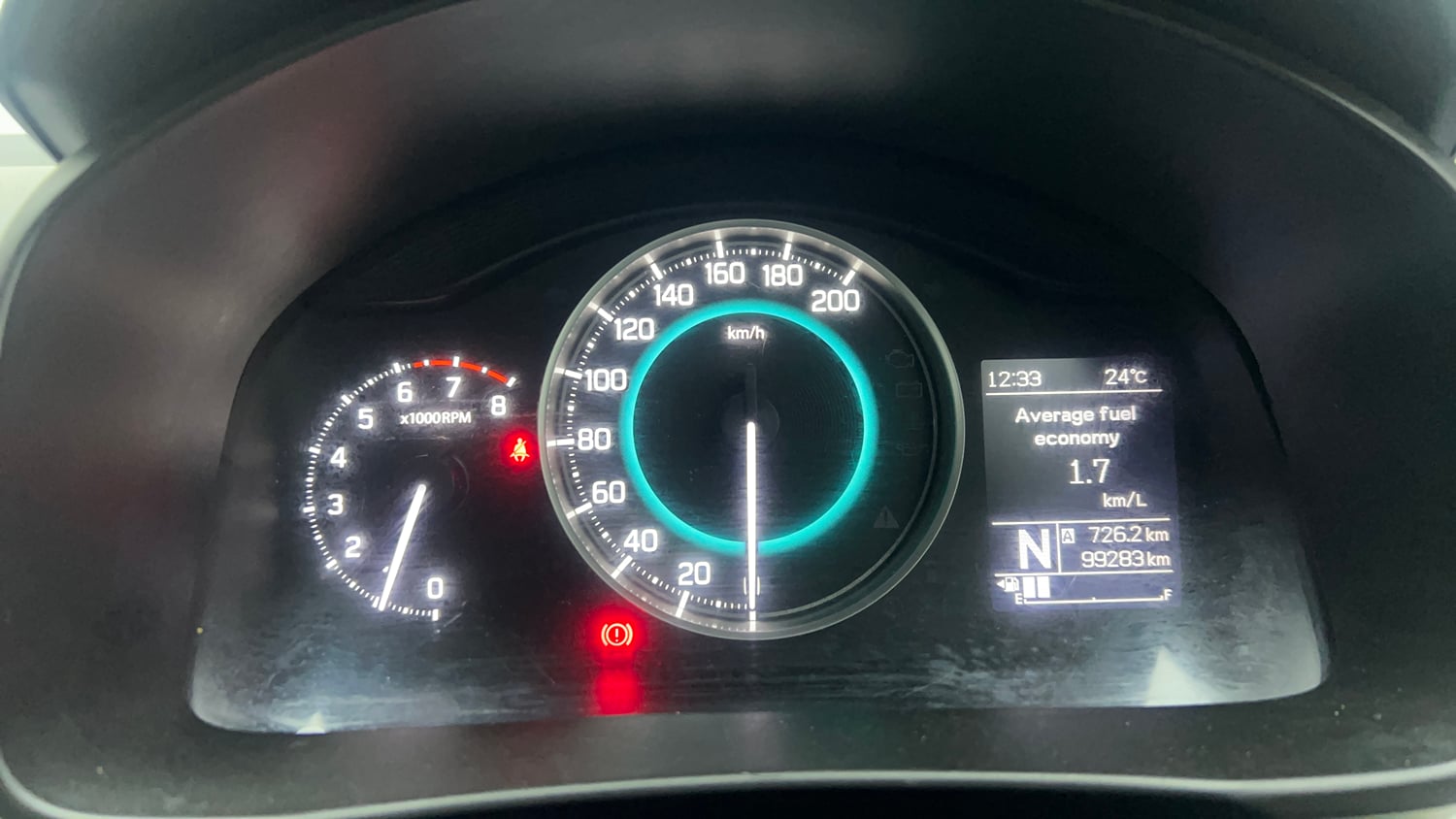 Used 2018 Maruti Suzuki Ignis Delta 1.2 AMT Petrol Automatic interior CLUSTERMETER VIEW