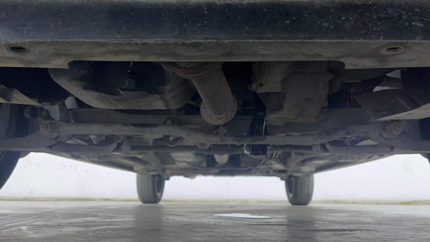 Used 2023 Tata Tigor XZ Plus Petrol Manual extra FRONT LEFT UNDERBODY VIEW