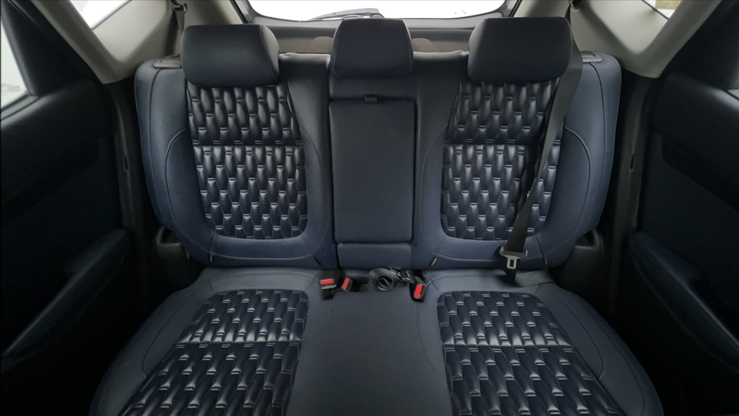 Used 2023 Kia Seltos X Line 1.4 DCT Petrol Automatic interior REAR SEAT CONDITION VIEW