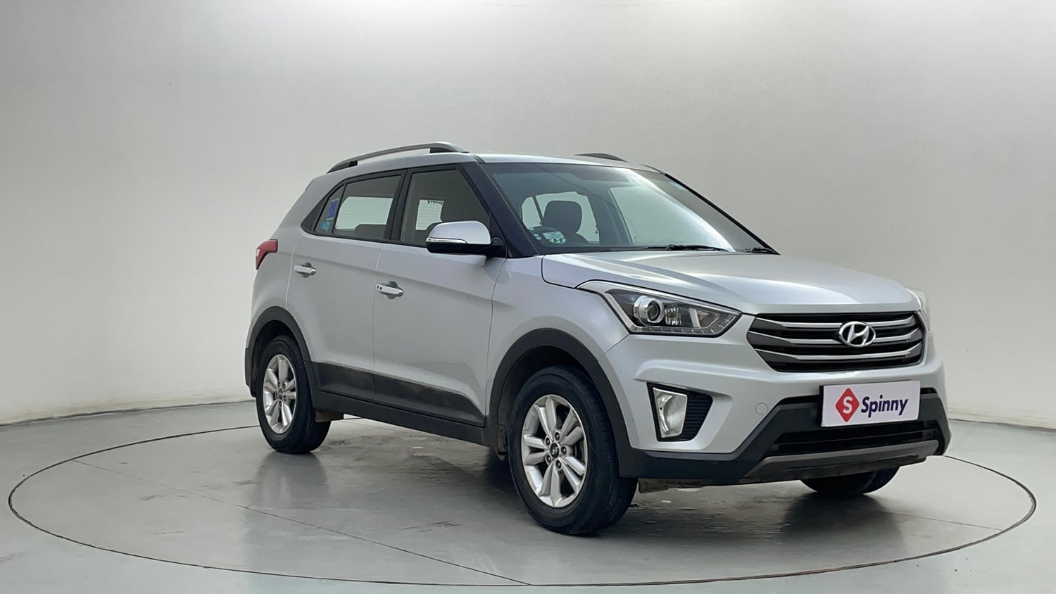 Used 2016 Hyundai Creta 1.6 SX Plus Petrol Petrol Manual exterior RIGHT FRONT CORNER VIEW