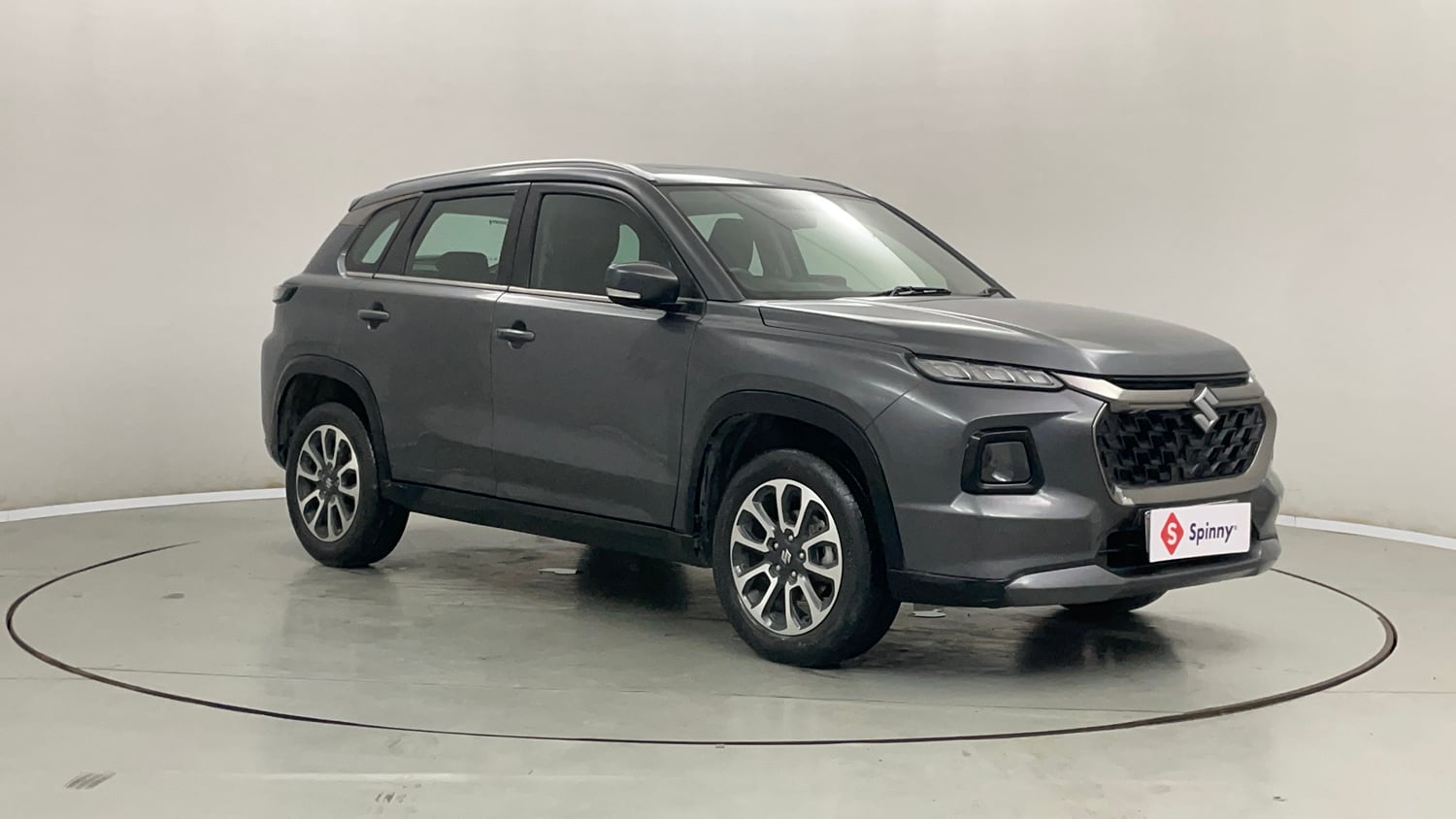 Used 2023 Maruti Suzuki Grand Vitara Zeta Plus Intelligent Hybrid eCVT Hybrid Automatic exterior RIGHT FRONT CORNER VIEW