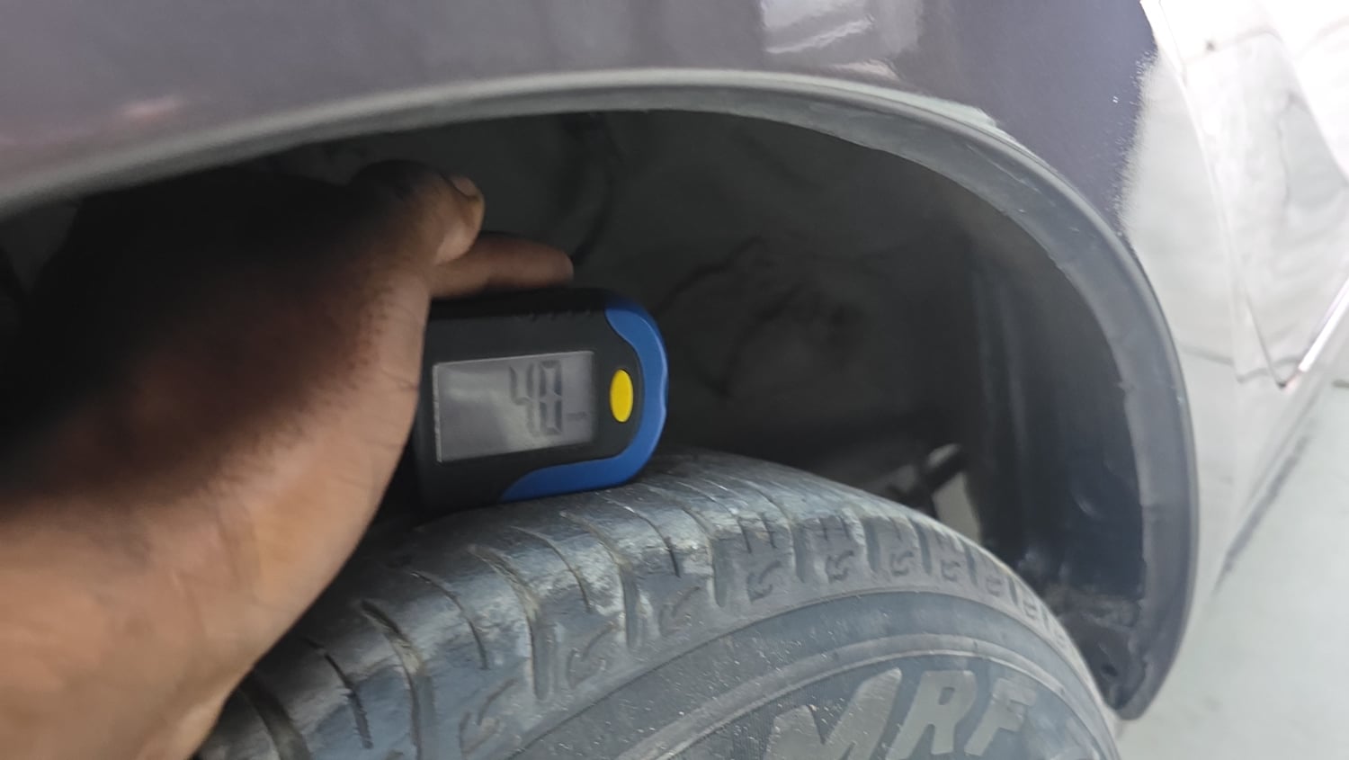 Used 2019 Tata Tiago Revotron XT Petrol Manual tyres RIGHT REAR TYRE TREAD VIEW