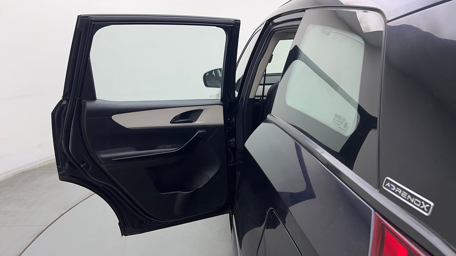 Used 2024 Mahindra XUV700 AX 5 Diesel AT 7 STR Diesel Automatic interior LEFT REAR DOOR OPEN VIEW