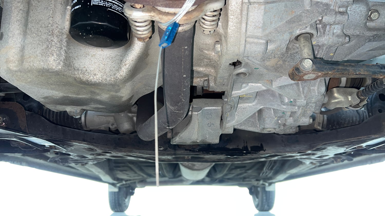 Used 2019 Maruti Suzuki Wagon R LXi 1.0 Petrol Manual extra FRONT LEFT UNDERBODY VIEW