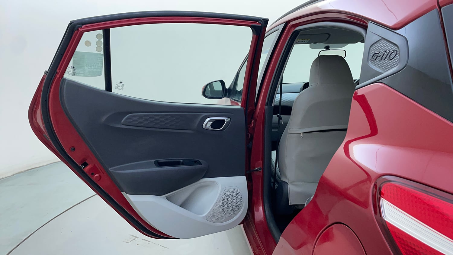 Used 2021 Hyundai Grand i10 Nios Asta AMT 1.2 Kappa VTVT Petrol Automatic interior LEFT REAR DOOR OPEN VIEW