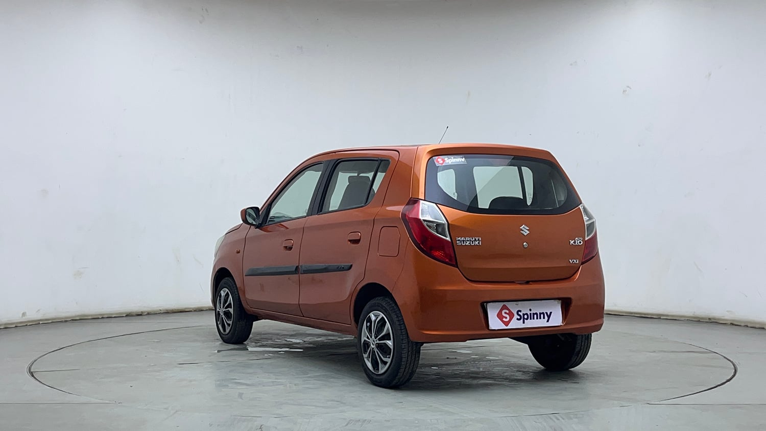 Used 2015 Maruti Suzuki Alto K10 VXi (O) Petrol Manual exterior LEFT REAR CORNER VIEW
