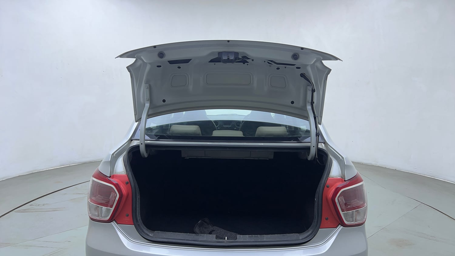 Used 2014 Hyundai Xcent S 1.2 Petrol Manual interior DICKY DOOR OPEN VIEW