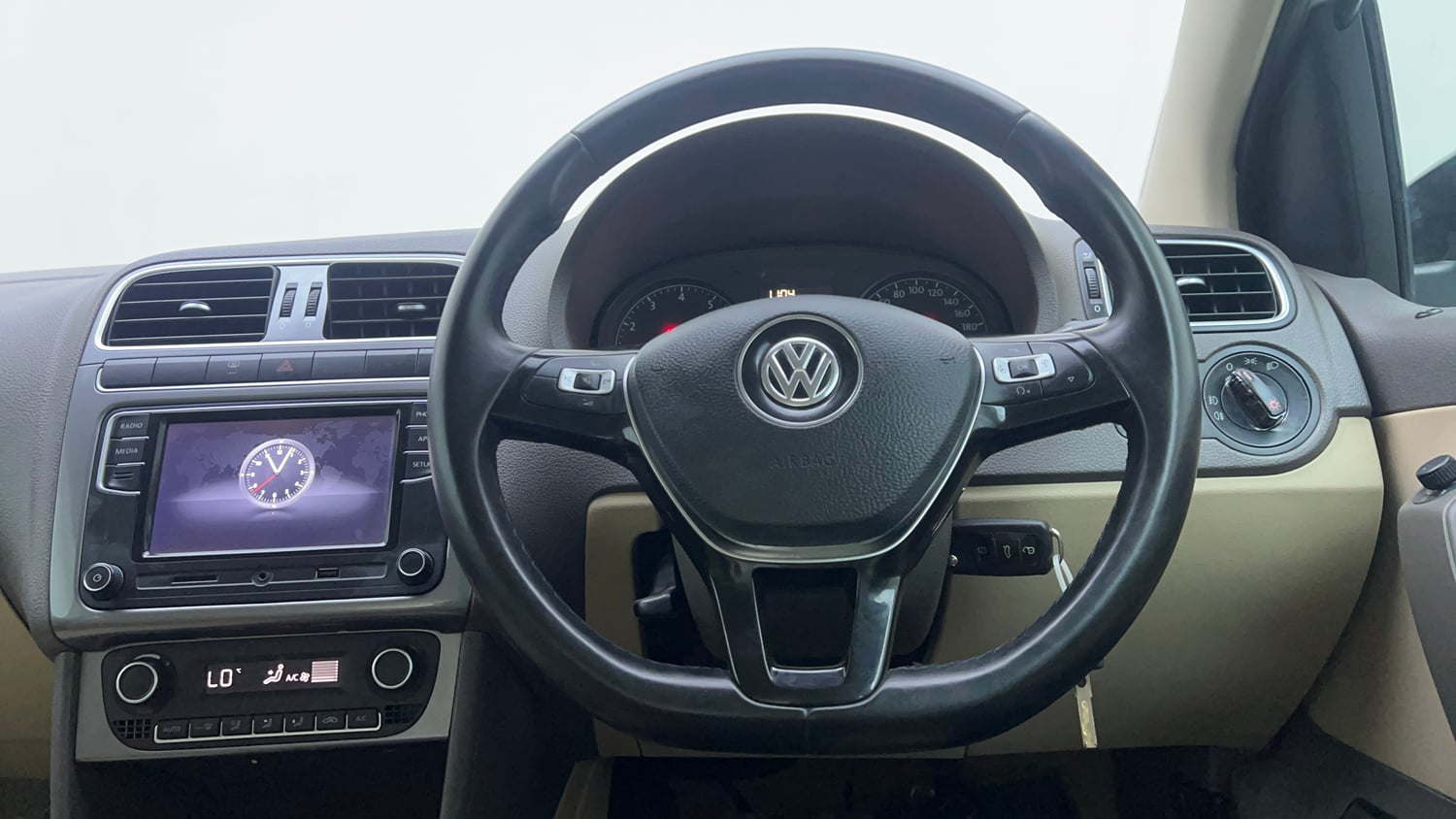 Used 2022 Volkswagen Vento Highline 1.0L TSI Petrol Manual interior STEERING VIEW