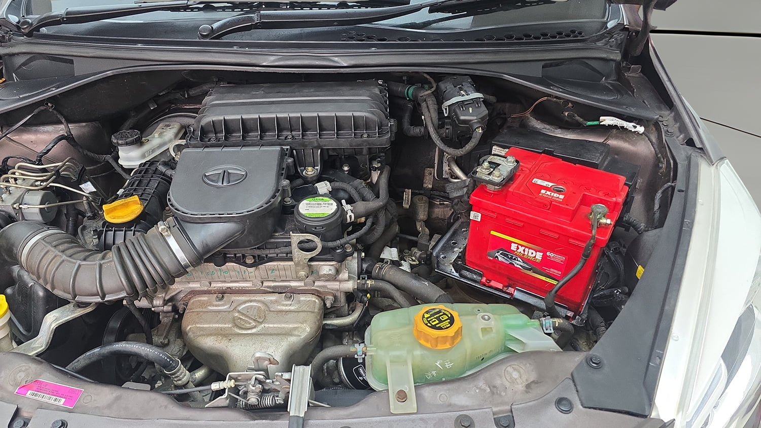 Used 2019 Tata Tiago Revotron XT Petrol Manual engine ENGINE LEFT SIDE VIEW