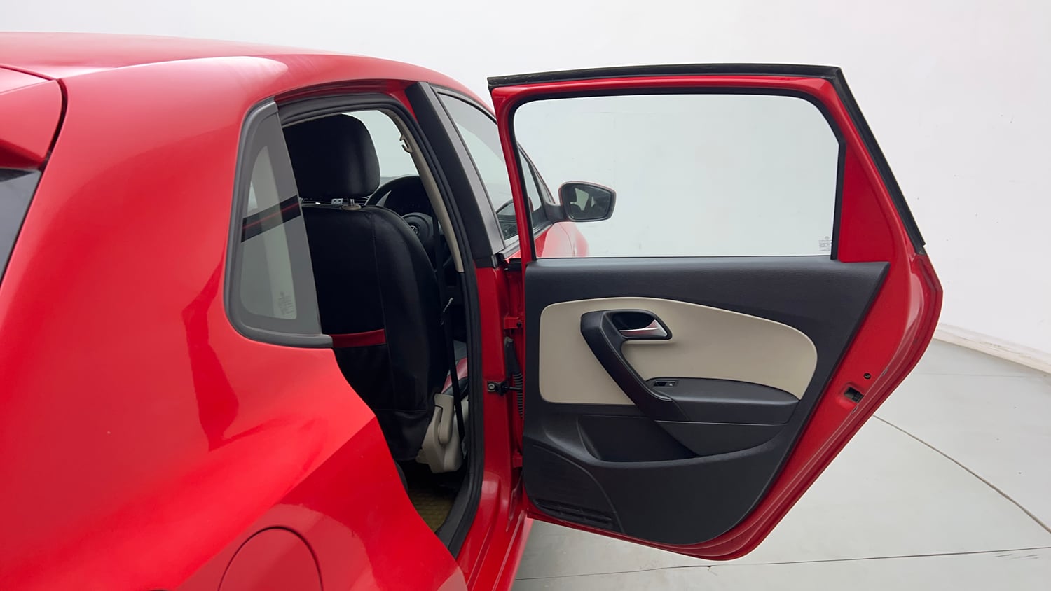 Used 2014 Volkswagen Polo Comfortline 1.2L (P) Petrol Manual interior RIGHT REAR DOOR OPEN VIEW