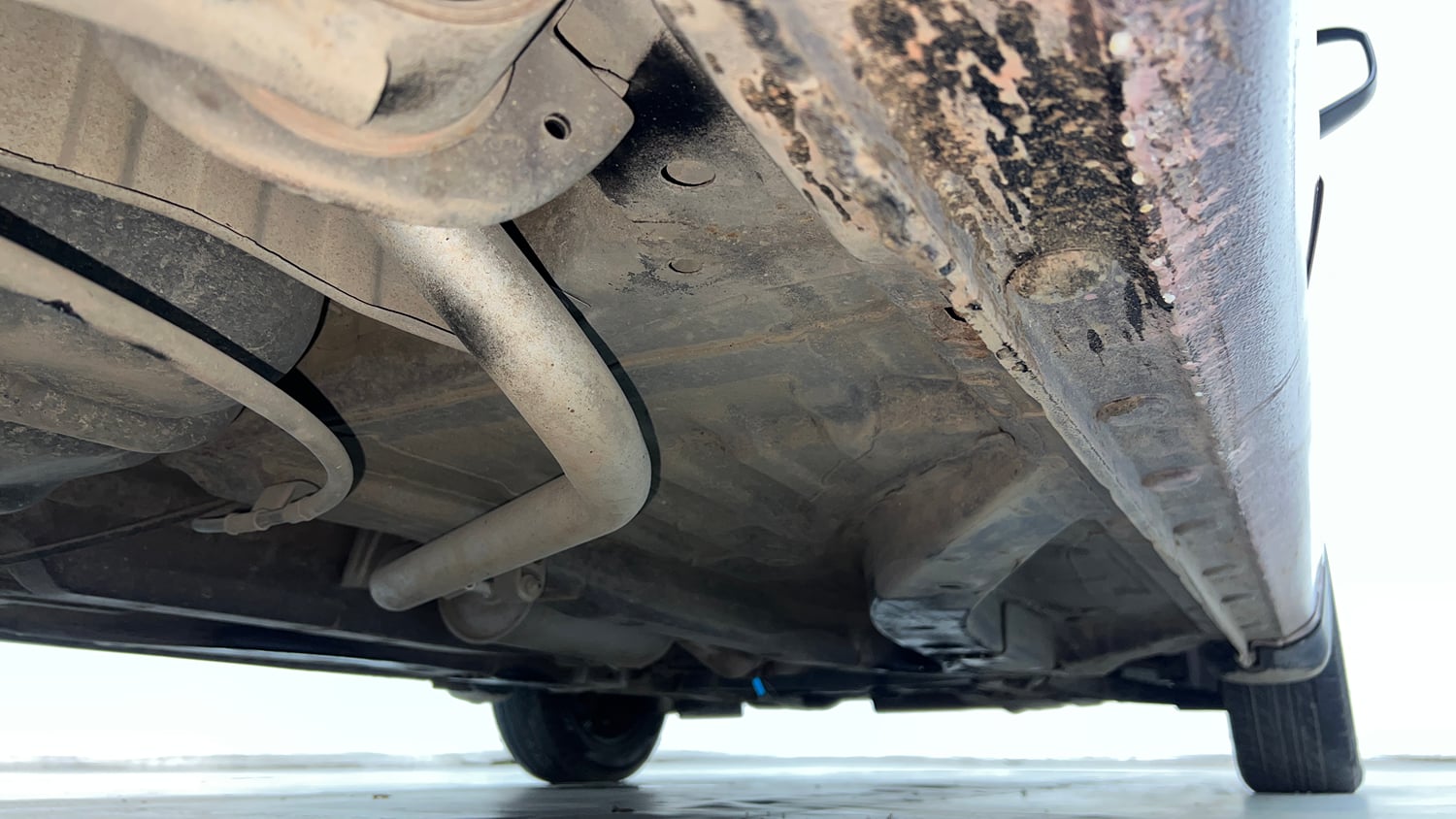 Used 2014 Honda Amaze 1.2 S i-VTEC Petrol Manual extra REAR RIGHT UNDERBODY VIEW