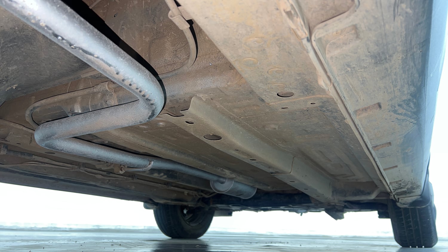 Used 2022 Tata Punch Accomplished MT Petrol Manual extra REAR RIGHT UNDERBODY VIEW