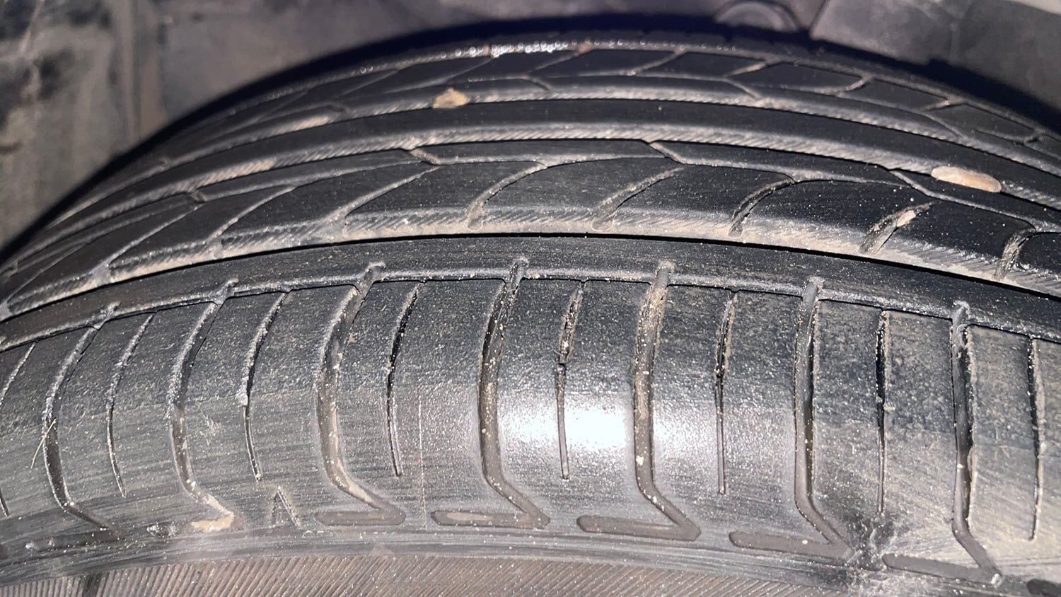 Used 2019 Honda Amaze 1.5 VX CVT Diesel Diesel Automatic tyres LEFT FRONT TYRE TREAD VIEW