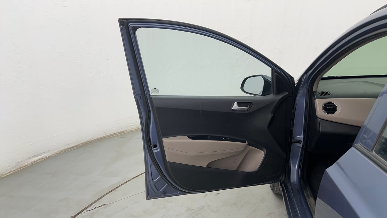 Used 2015 Hyundai Grand i10 Asta AT 1.2 Kappa VTVT Petrol Automatic interior LEFT FRONT DOOR OPEN VIEW