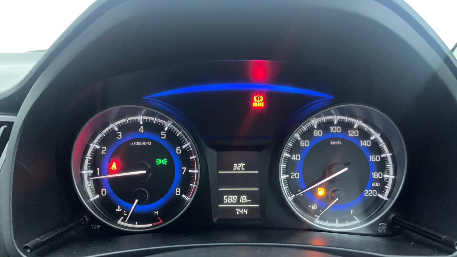 Used 2020 Maruti Suzuki Baleno Delta Petrol Manual interior CLUSTERMETER VIEW