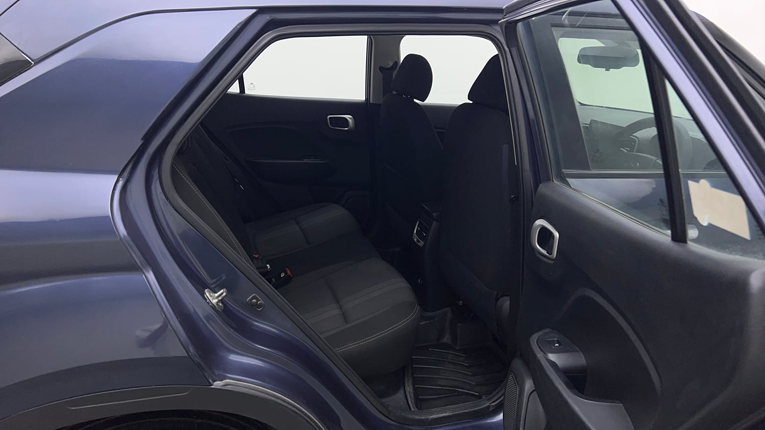 Used 2019 Hyundai Venue SX Plus 1.0 Turbo DCT Petrol Automatic interior RIGHT SIDE REAR DOOR CABIN VIEW