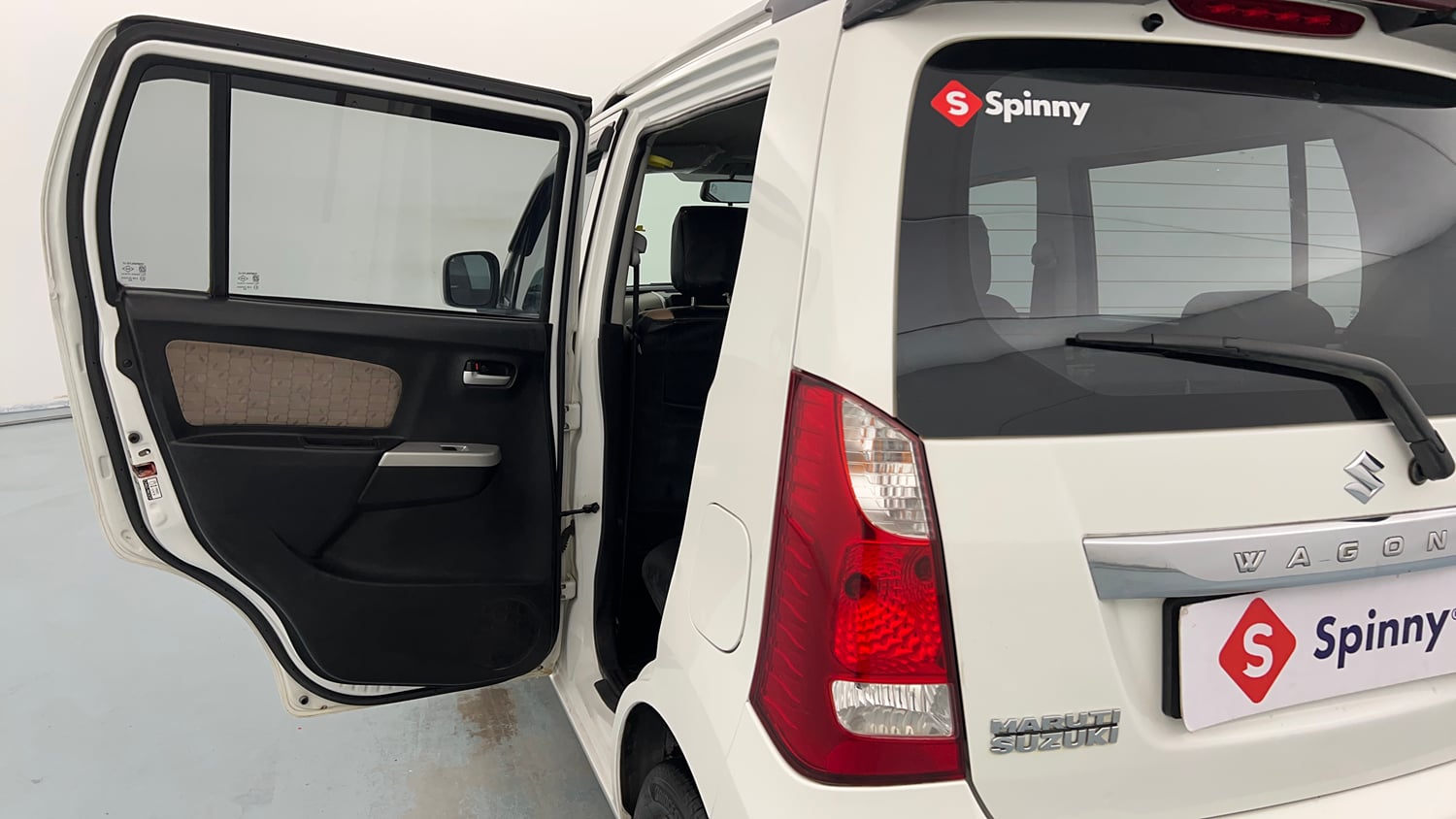 Used 2016 Maruti Suzuki Wagon R VXI Petrol Manual interior LEFT REAR DOOR OPEN VIEW