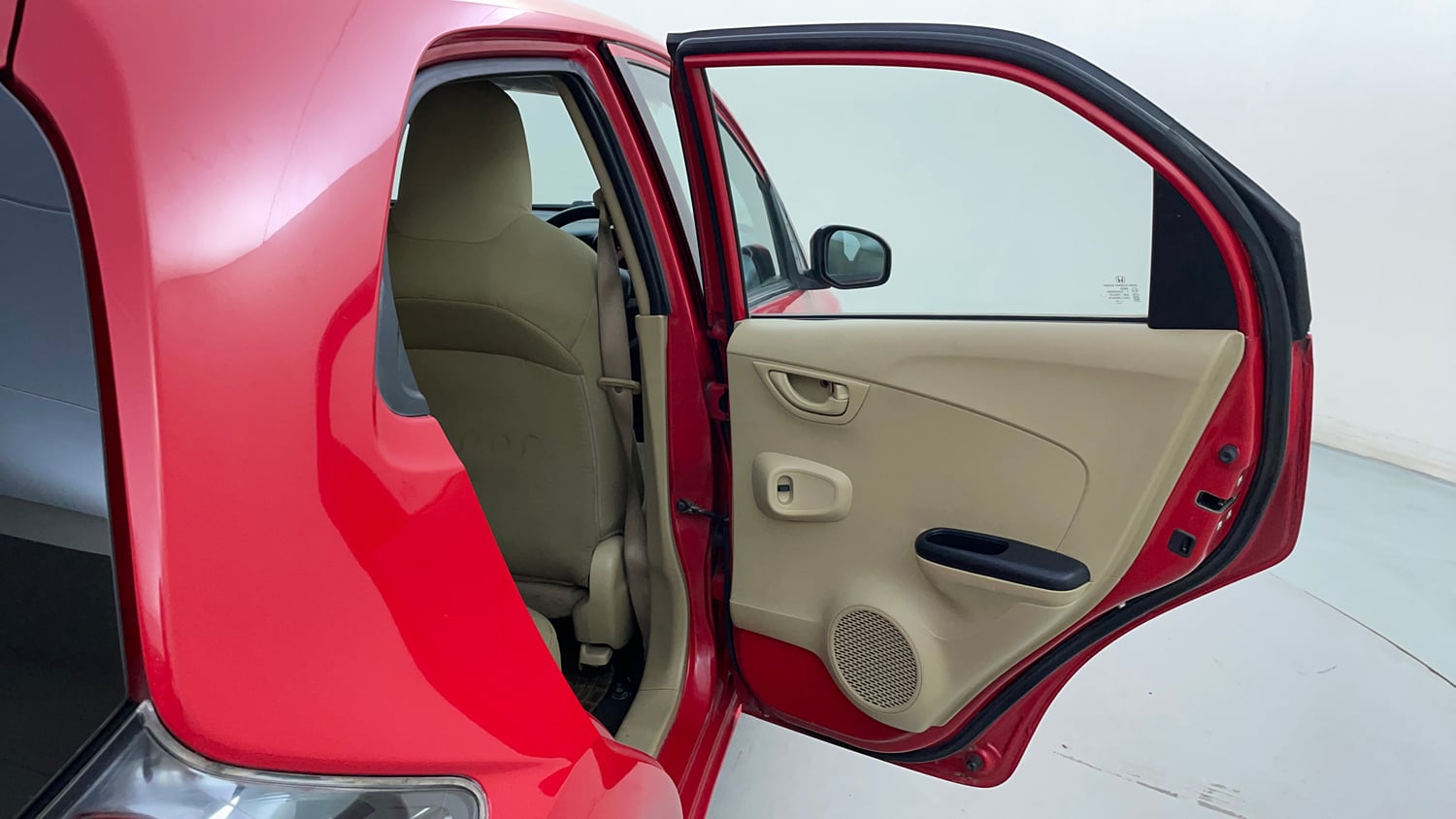 Used 2014 Honda Brio S MT Petrol Manual interior RIGHT REAR DOOR OPEN VIEW
