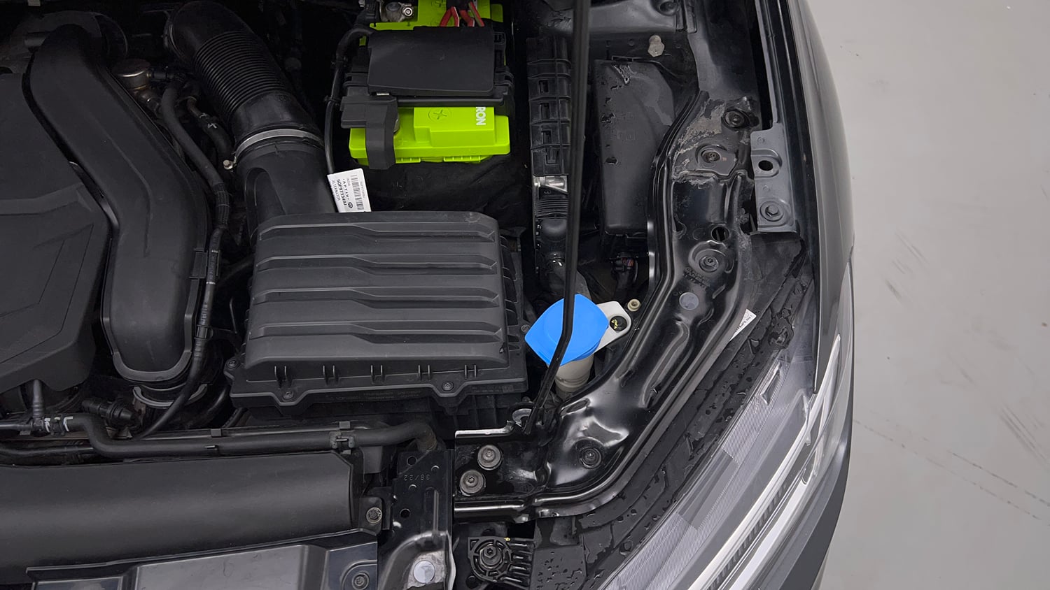 Used 2022 Volkswagen Virtus GT Plus 1.5 TSI EVO DSG Petrol Automatic engine ENGINE LEFT SIDE VIEW
