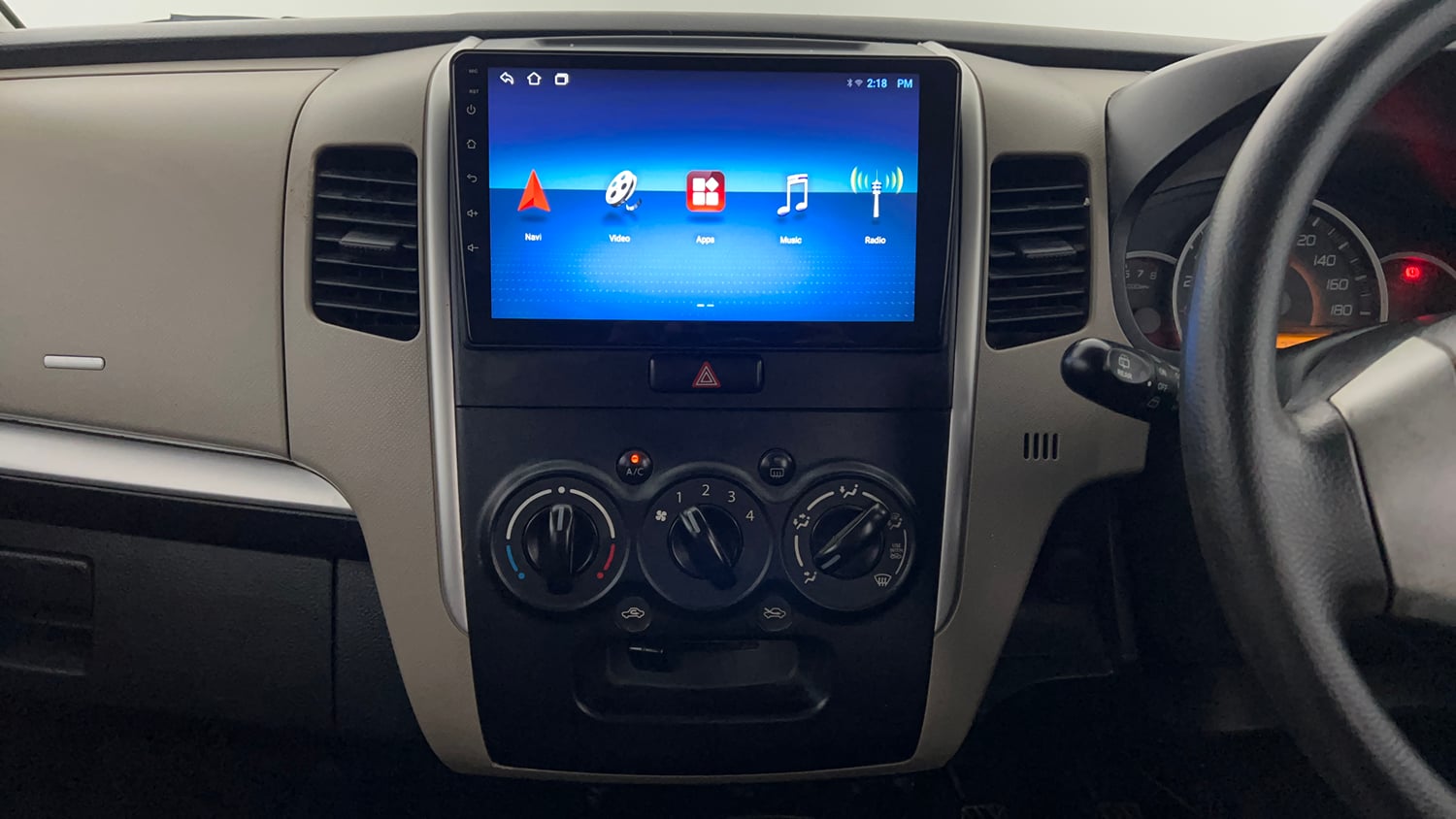 Used 2016 Maruti Suzuki Wagon R VXI Petrol Manual interior MUSIC SYSTEM & AC CONTROL VIEW