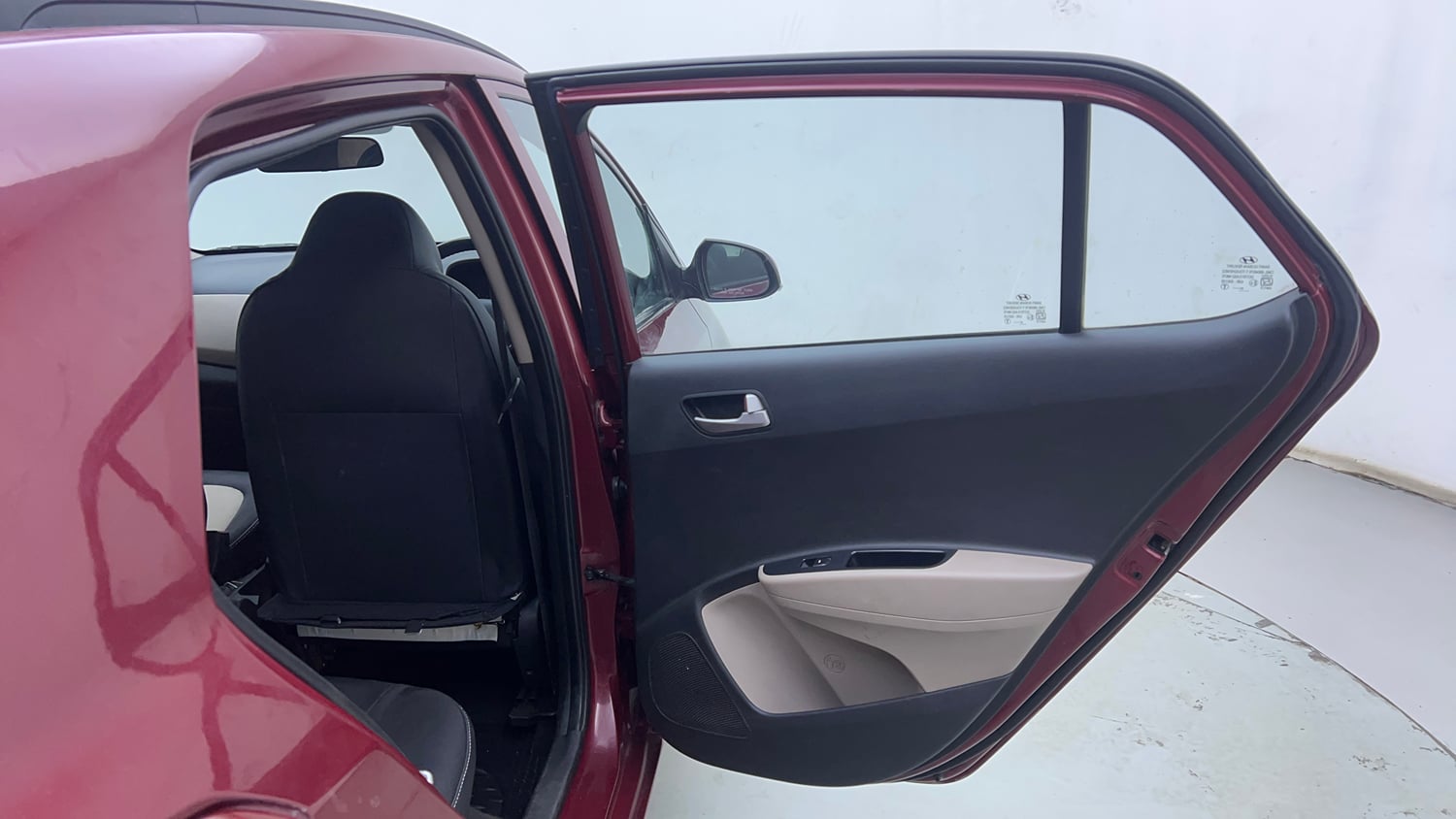 Used 2016 Hyundai Grand i10 Asta 1.2 Kappa VTVT Petrol Manual interior RIGHT REAR DOOR OPEN VIEW