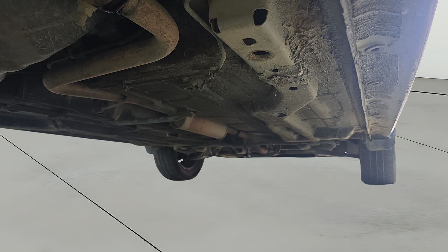 Used 2019 Tata Tiago Revotron XT Petrol Manual extra REAR RIGHT UNDERBODY VIEW