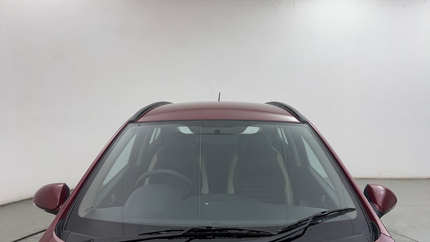 Used 2015 Hyundai Grand i10 Sportz 1.2 Kappa VTVT Petrol Manual exterior FRONT WINDSHIELD VIEW