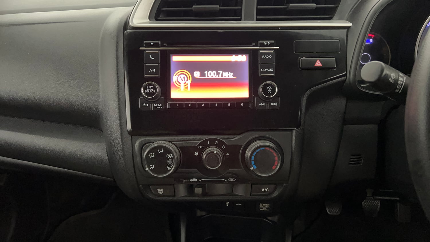 Used 2016 Honda Jazz SV Petrol Petrol Manual interior MUSIC SYSTEM & AC CONTROL VIEW