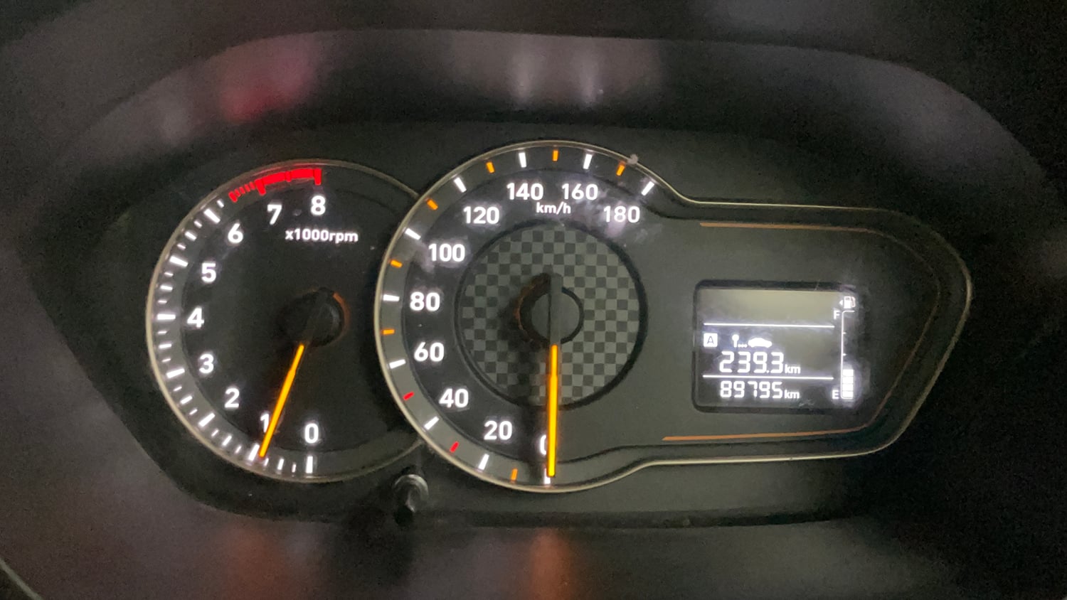 Used 2019 Hyundai Santro Sportz Petrol+CNG (Outside Fitted) Cng Manual interior CLUSTERMETER VIEW