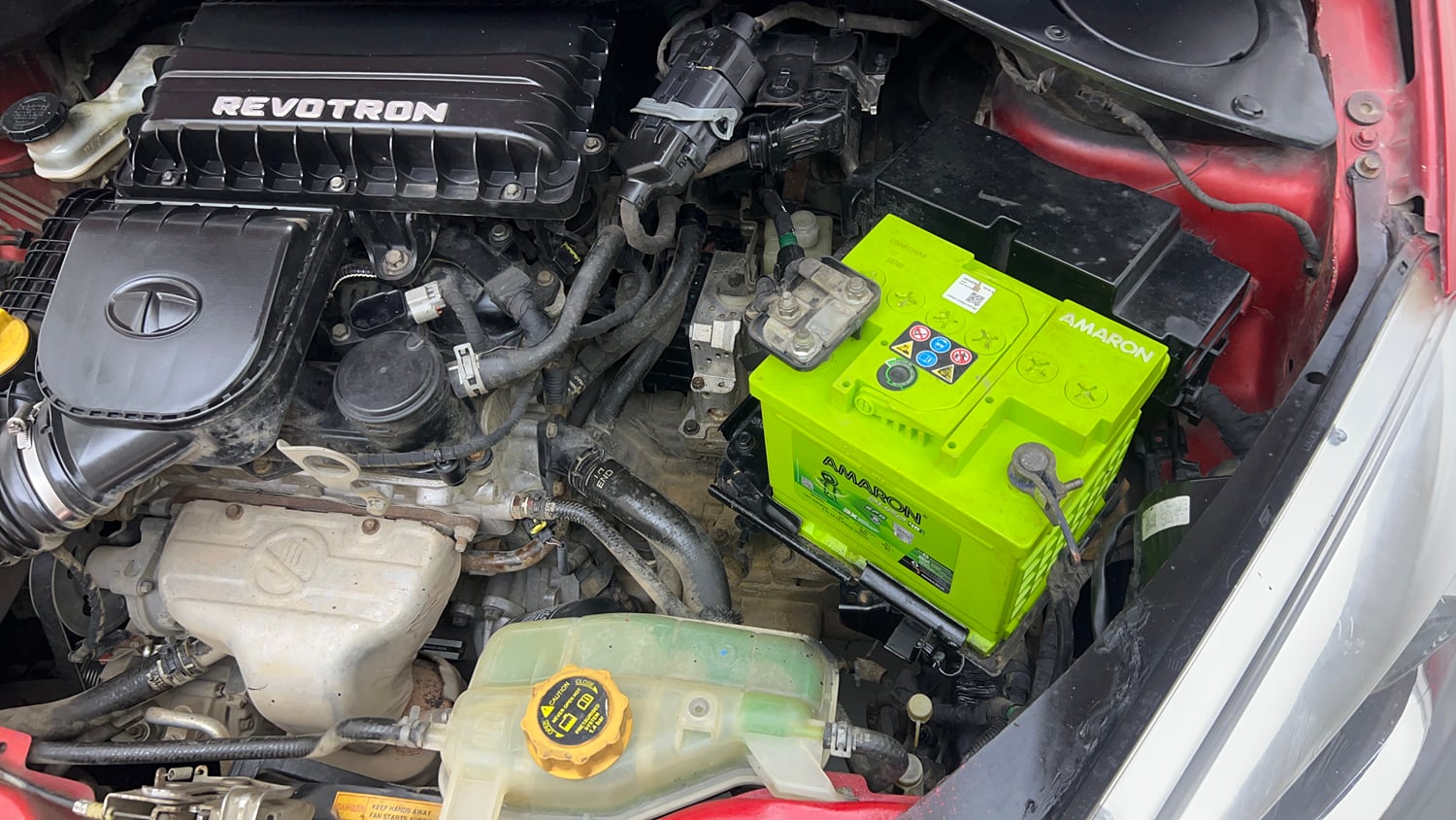 Used 2017 Tata Tiago Revotron XZA Petrol Automatic engine ENGINE LEFT SIDE VIEW