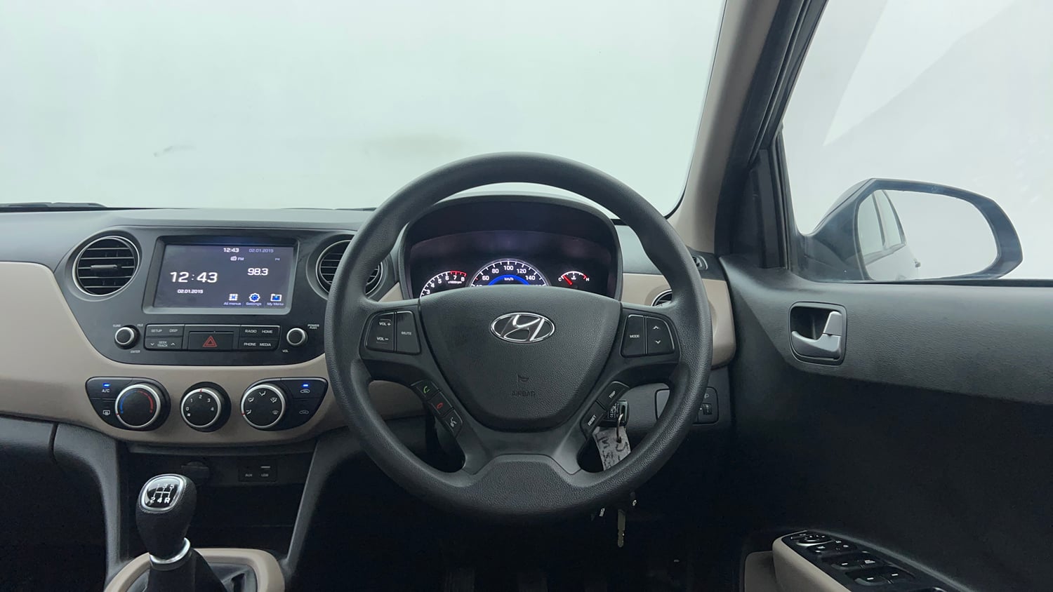 Used 2019 Hyundai Grand i10 Sportz 1.2 Kappa VTVT Petrol Manual interior STEERING VIEW