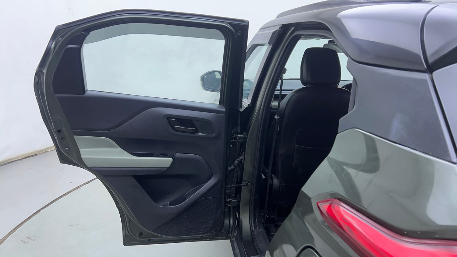 Used 2022 Tata Punch Accomplished AMT Petrol Automatic interior LEFT REAR DOOR OPEN VIEW