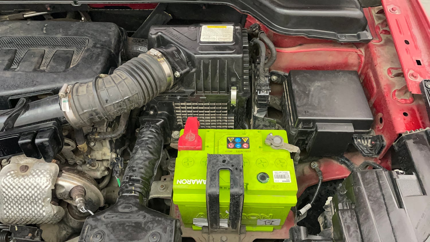 Used 2021 Mahindra XUV 300 W8 1.2 Petrol Petrol Manual engine ENGINE LEFT SIDE VIEW