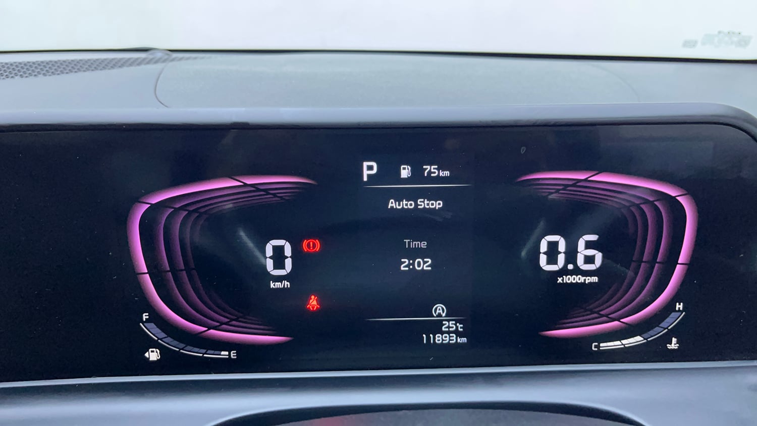 Used 2024 kia Seltos HTX 1.5 Petrol IVT Petrol Automatic interior CLUSTERMETER VIEW