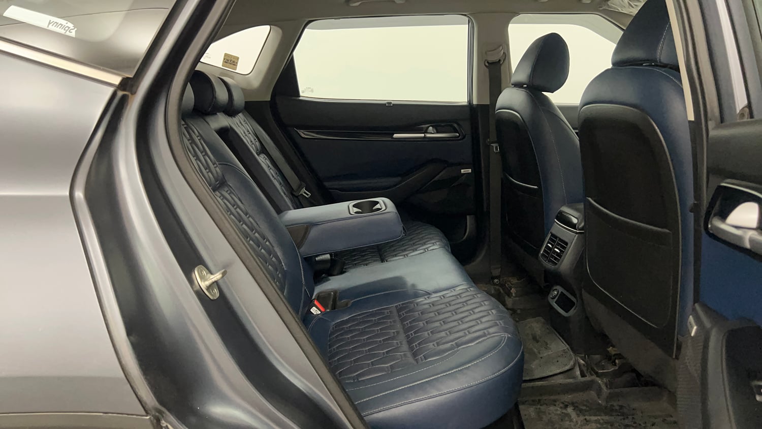 Used 2022 Kia Seltos X Line 1.4 DCT Petrol Automatic interior RIGHT SIDE REAR DOOR CABIN VIEW
