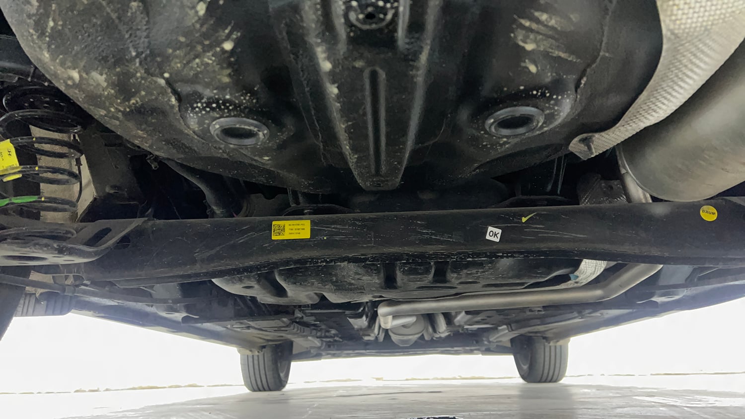 Used 2026 Hyundai New i20 Asta (O) 1.2 IVT Petrol Automatic extra REAR UNDERBODY VIEW (TAKEN FROM REAR)