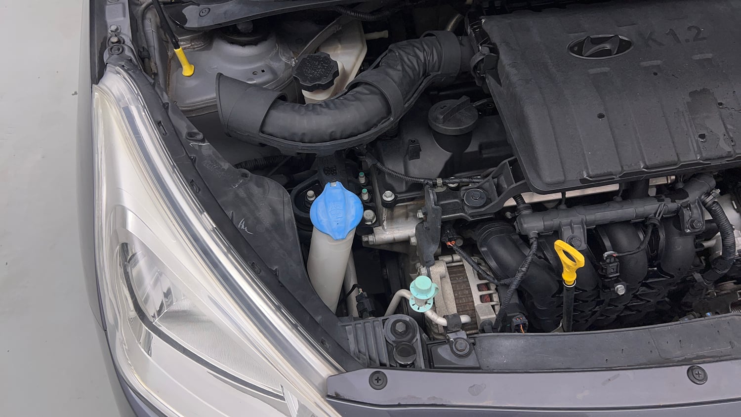 Used 2017 Hyundai Grand i10 Asta 1.2 Kappa VTVT Petrol Manual engine ENGINE RIGHT SIDE VIEW