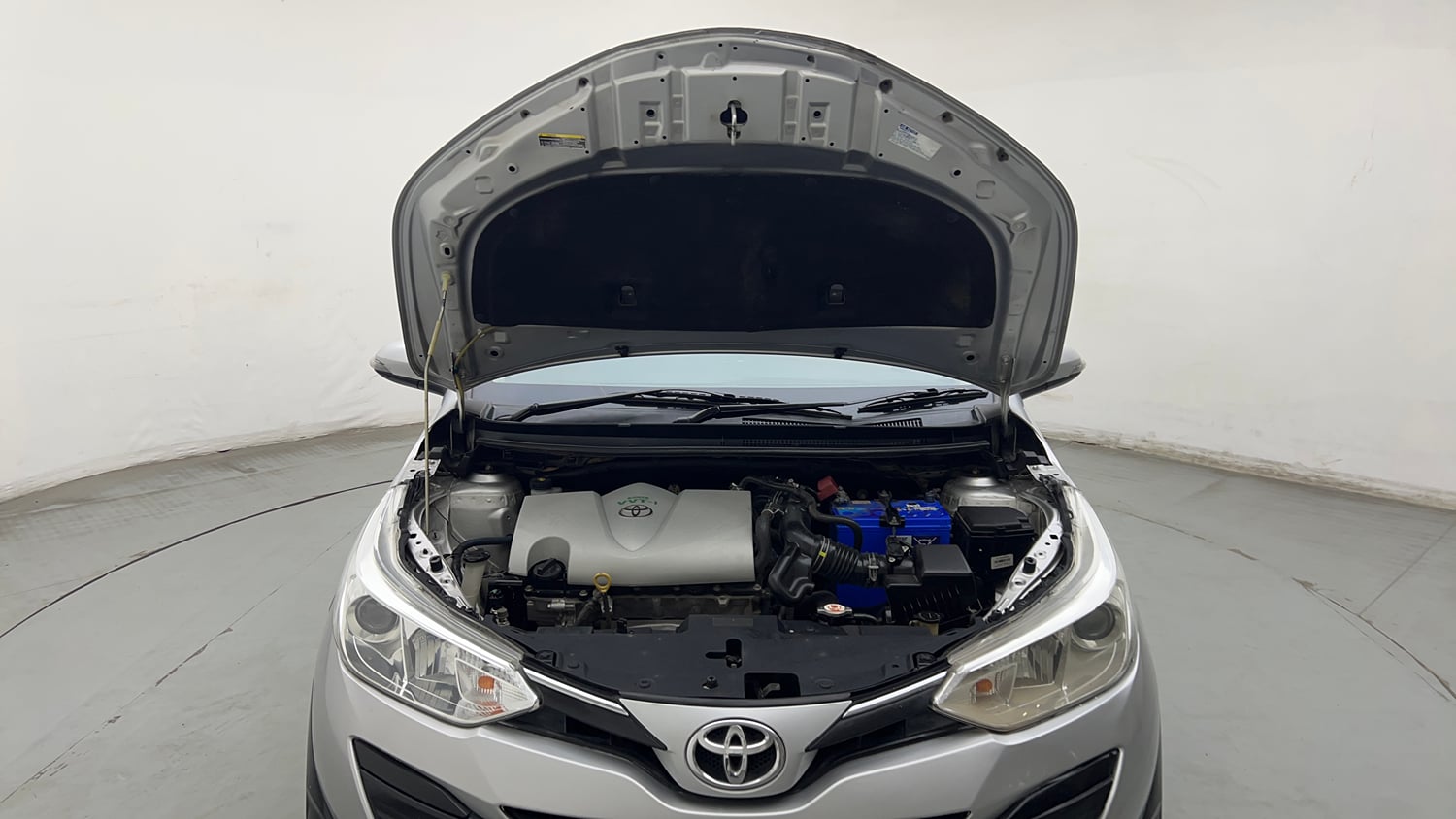 Used 2019 Toyota Yaris G CVT Petrol Automatic engine ENGINE & BONNET OPEN FRONT VIEW