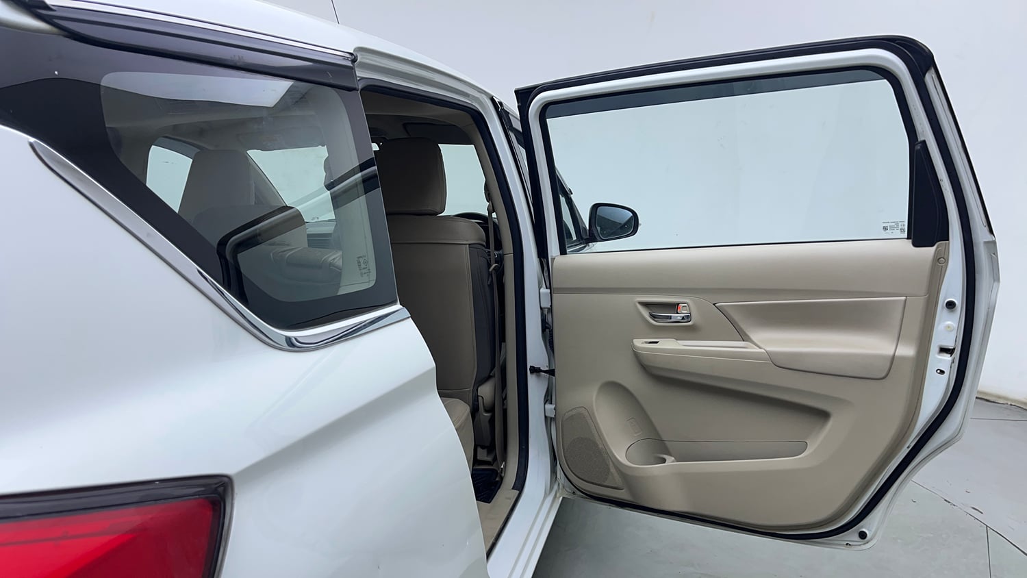 Used 2023 Maruti Suzuki Ertiga ZXi Plus AT Petrol Automatic interior RIGHT REAR DOOR OPEN VIEW