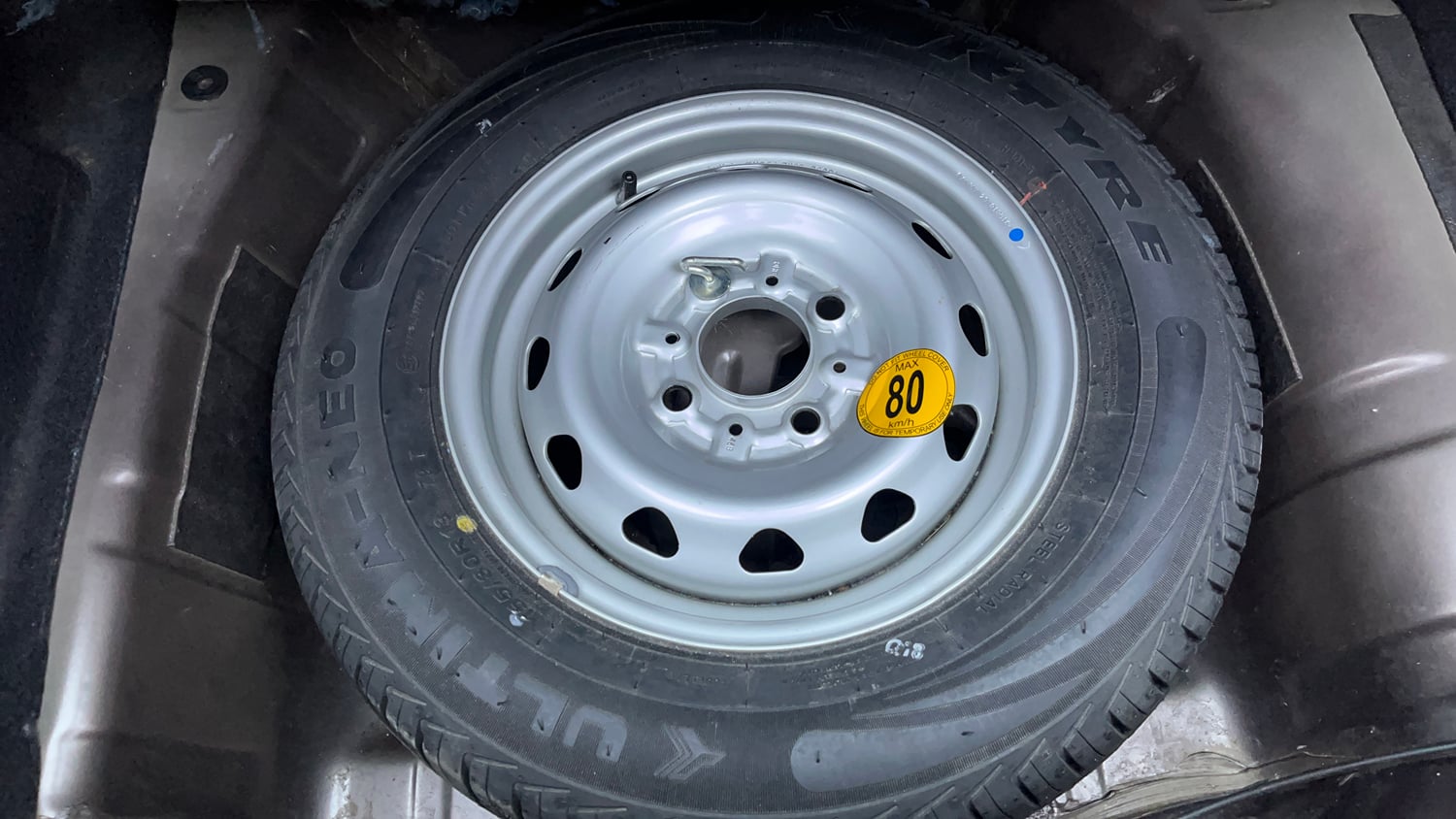 Used 2018 Tata Tiago Revotron XZ Petrol Manual tyres SPARE TYRE VIEW