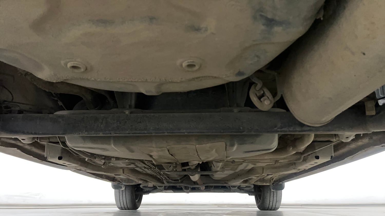 Used 2023 Tata Tigor XZ Plus CNG Cng Manual extra REAR UNDERBODY VIEW (TAKEN FROM REAR)