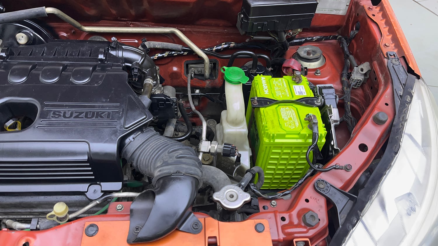Used 2015 Maruti Suzuki Alto K10 VXi (O) Petrol Manual engine ENGINE LEFT SIDE VIEW