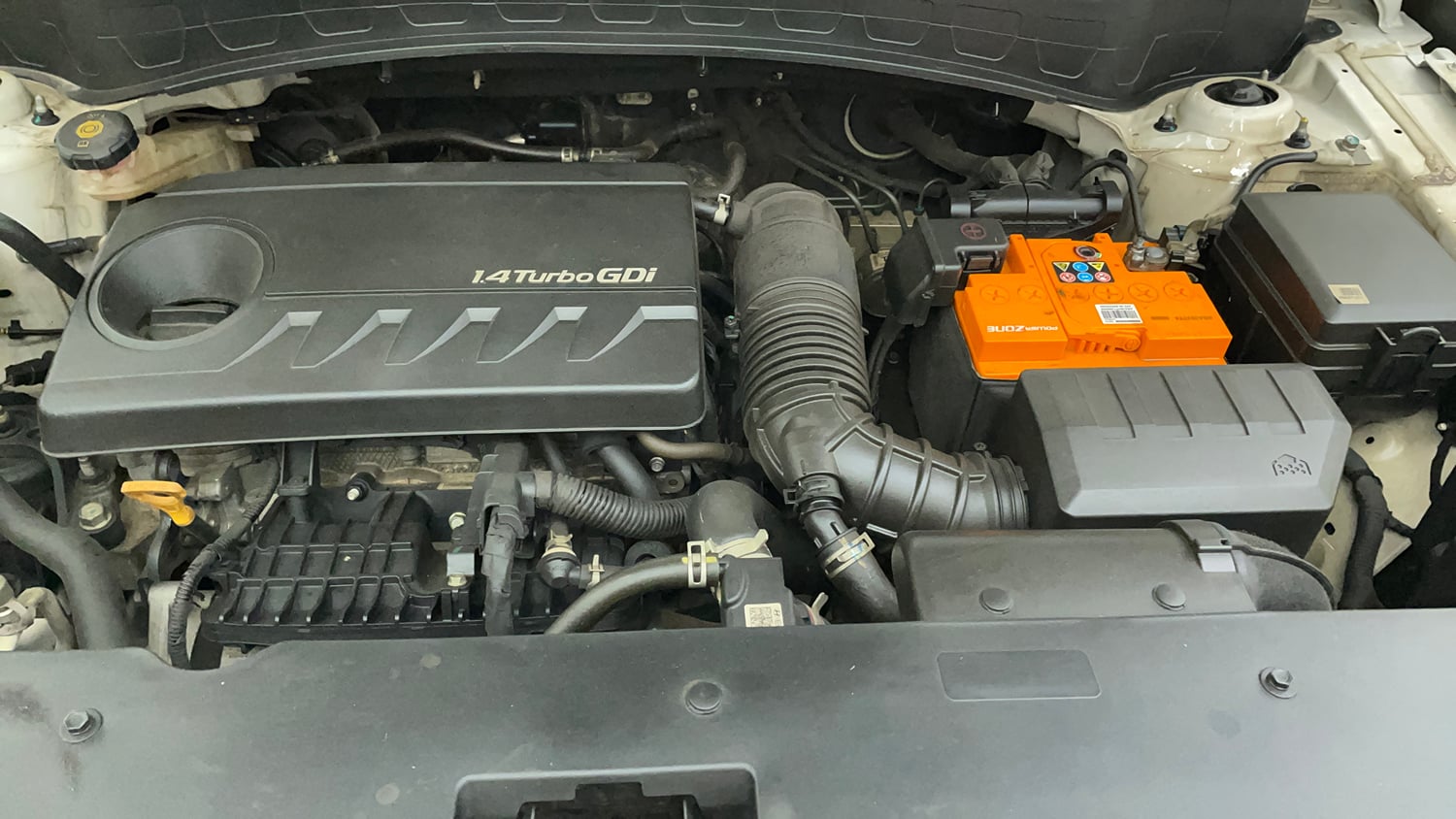 Used 2019 Kia Seltos GTX Plus 1.4 Petrol Manual engine ENGINE LEFT SIDE VIEW