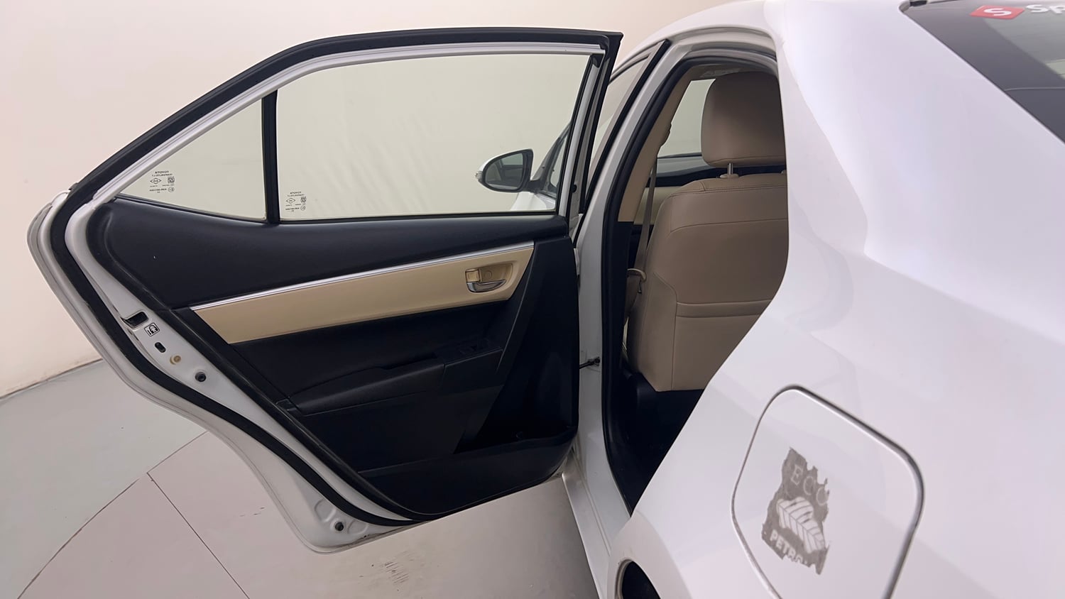 Used 2018 Toyota Corolla Altis VL CVT Petrol Petrol Automatic interior LEFT REAR DOOR OPEN VIEW