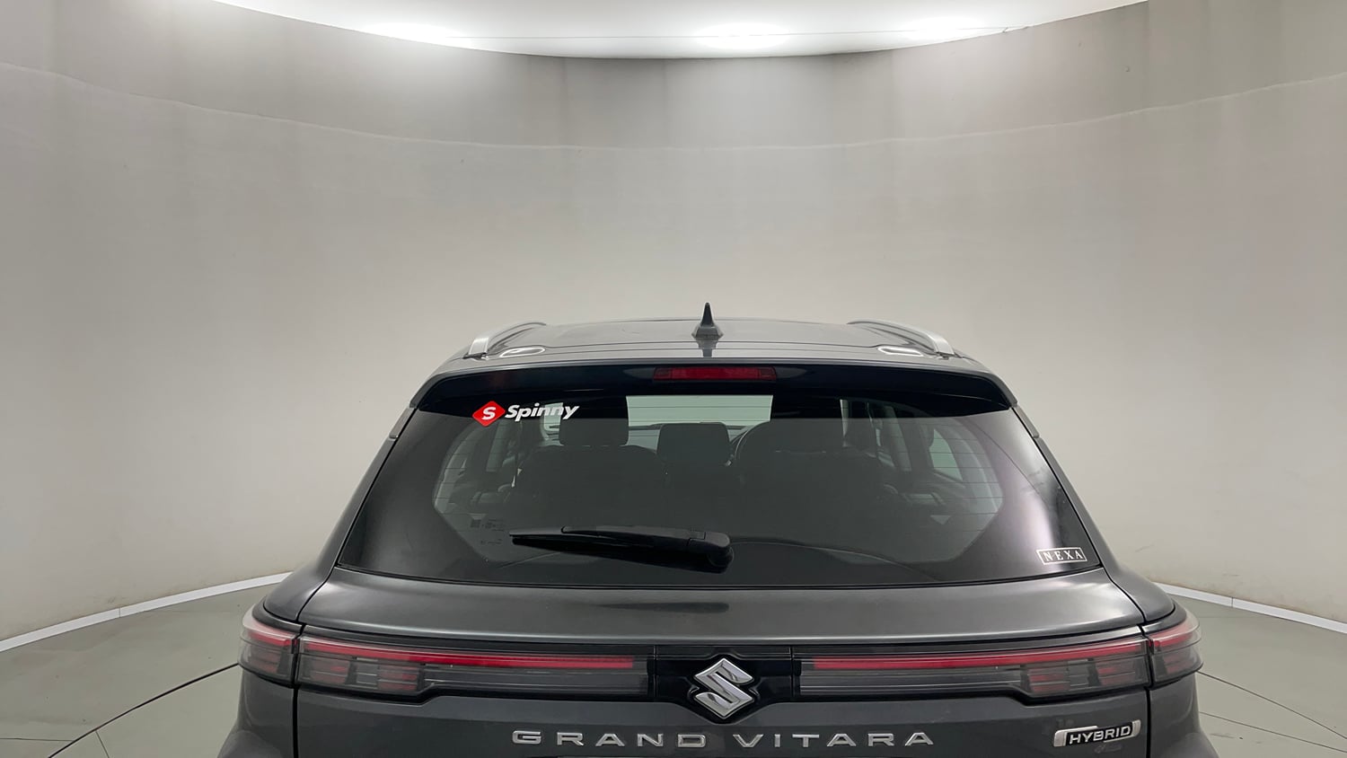 Used 2023 Maruti Suzuki Grand Vitara Zeta Plus Intelligent Hybrid eCVT Hybrid Automatic exterior BACK WINDSHIELD VIEW