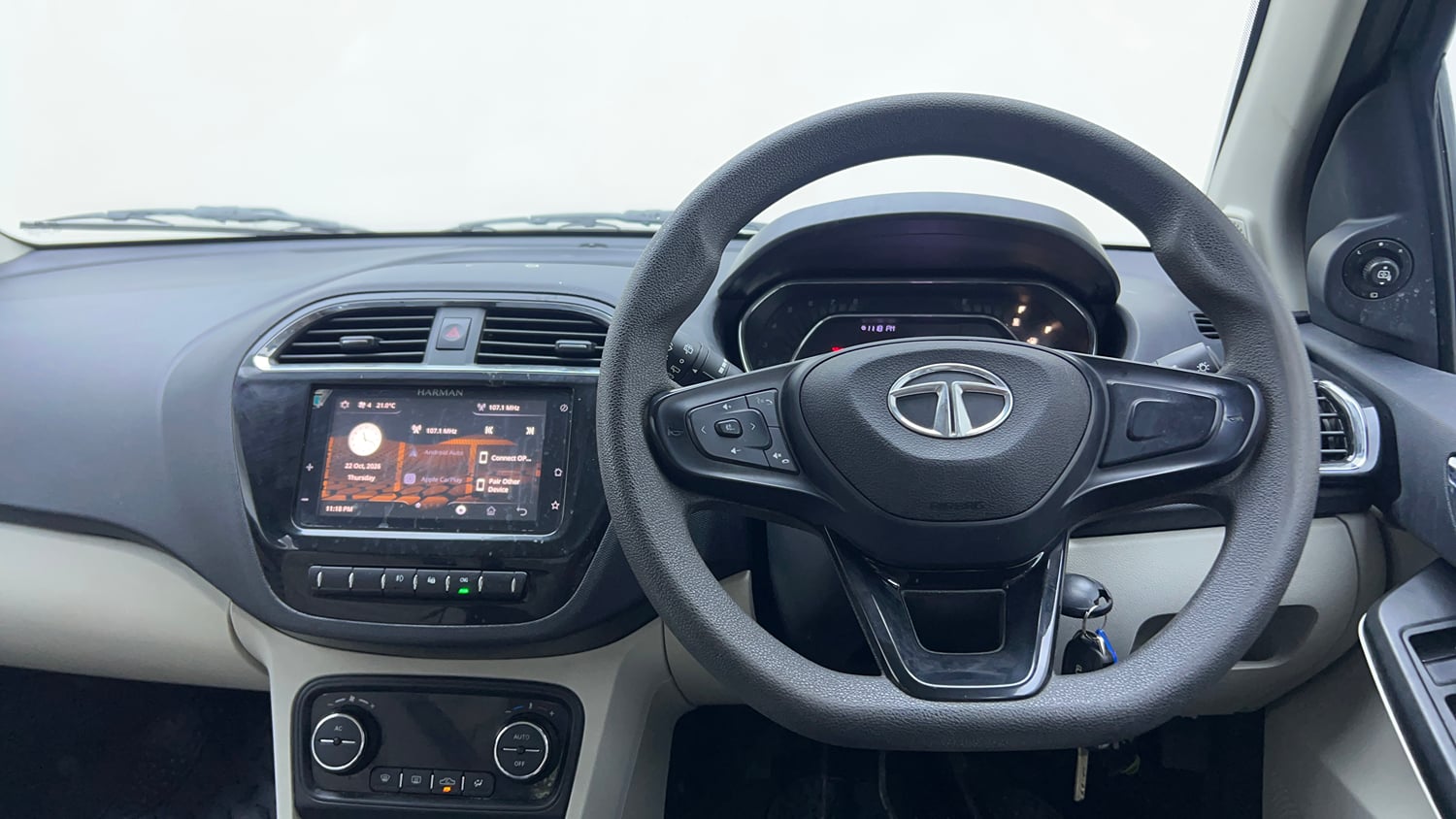 Used 2022 Tata Tiago XZ Plus CNG Cng Manual interior STEERING VIEW
